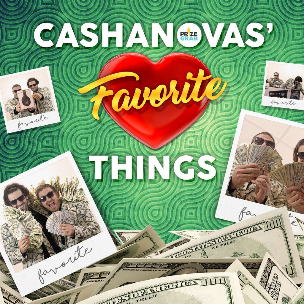 Win the PrizeGrab Cashanovas' Favorite Things Sweepstakes & Giveaway