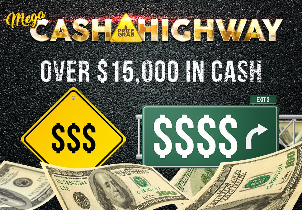 Win the Mega Cash Highway Sweepstakes & Giveaway